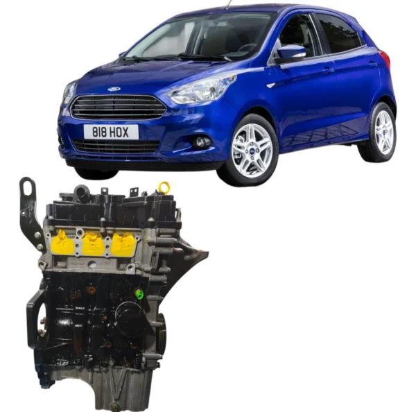 Motor Parcial Ford Ka 1.0 3cc 85cv Flex 2014 2015 2016 2019